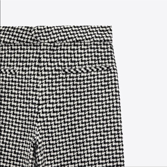 ZARA TEXTURED STRAIGHT LEG PANTS - Picture 3 of 8